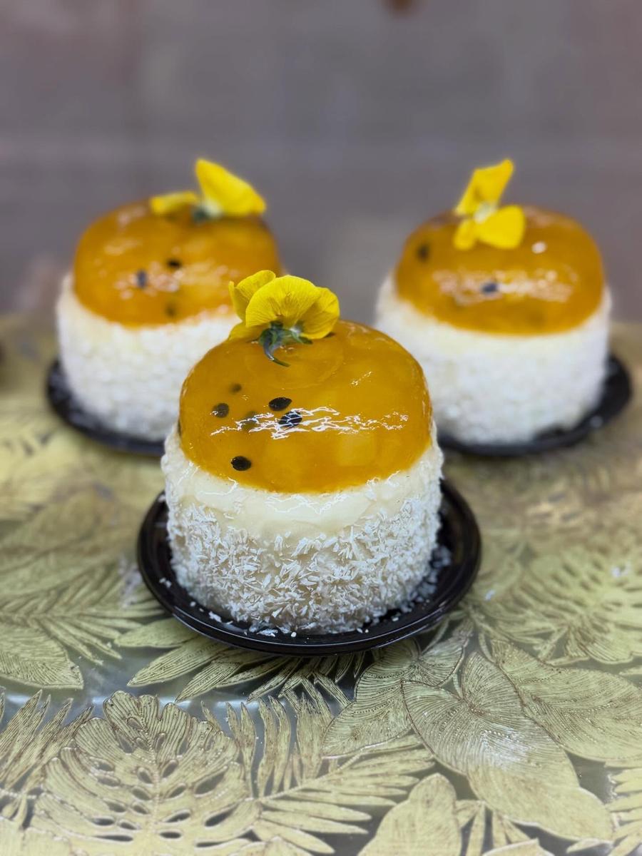Mini-gâteaux aux fruits de la passion